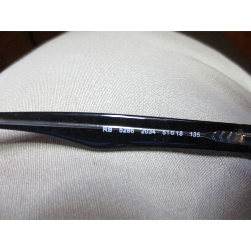 Ray-Ban Optics Eyeglasses Frame RB5286-2034 Unisex Matte Black Square 51-18-135
